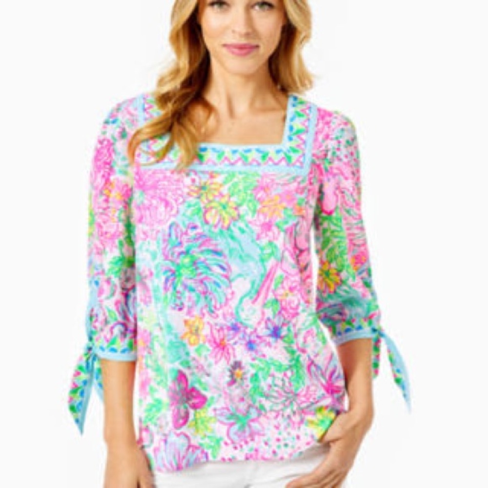 Lilly Pulitzer Madge Top XL